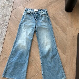 MOTHER hustler, roller fray jeans